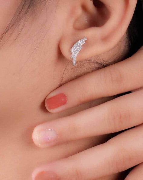 Minimalist Moon Star Cartilage Stud Earrings S925 India  Ubuy