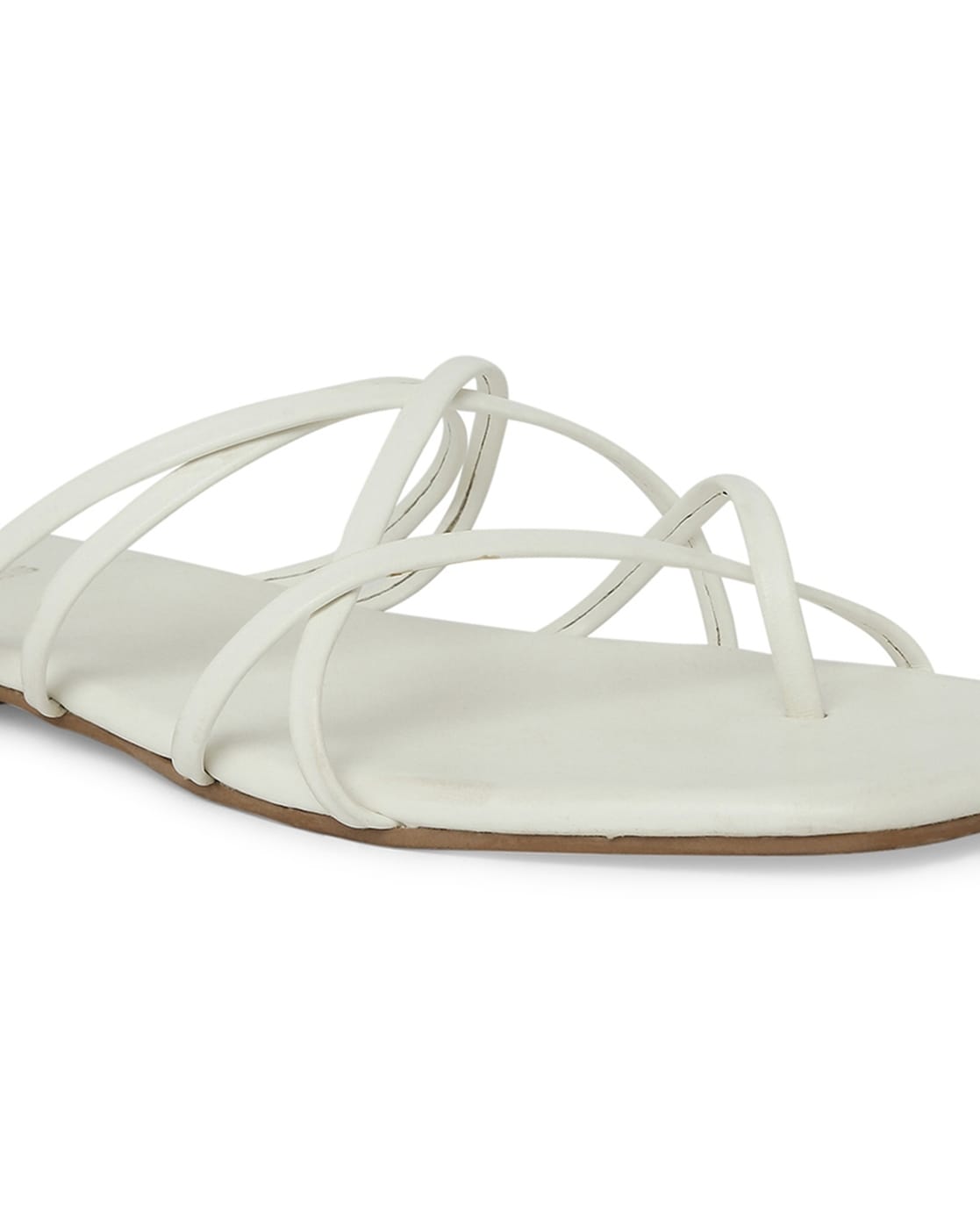 Tao Paris Women's Claire Open Toe T-Strap Sandals - 7 UK/India (39 EU)  (2404302_39) White : : Shoes & Handbags