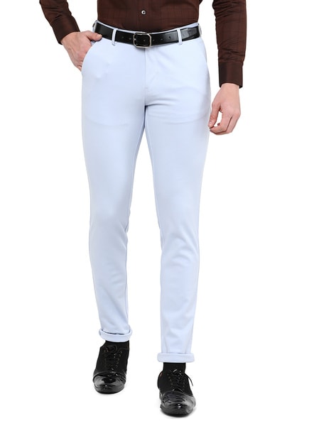 Buy Blue Trousers & Pants for Men by CODE BY LIFESTYLE Online | Ajio.com