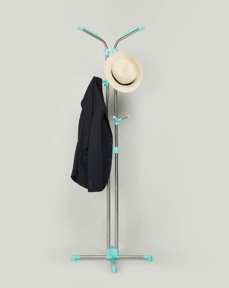 Stainless Steel Hat Coat Rack Stand