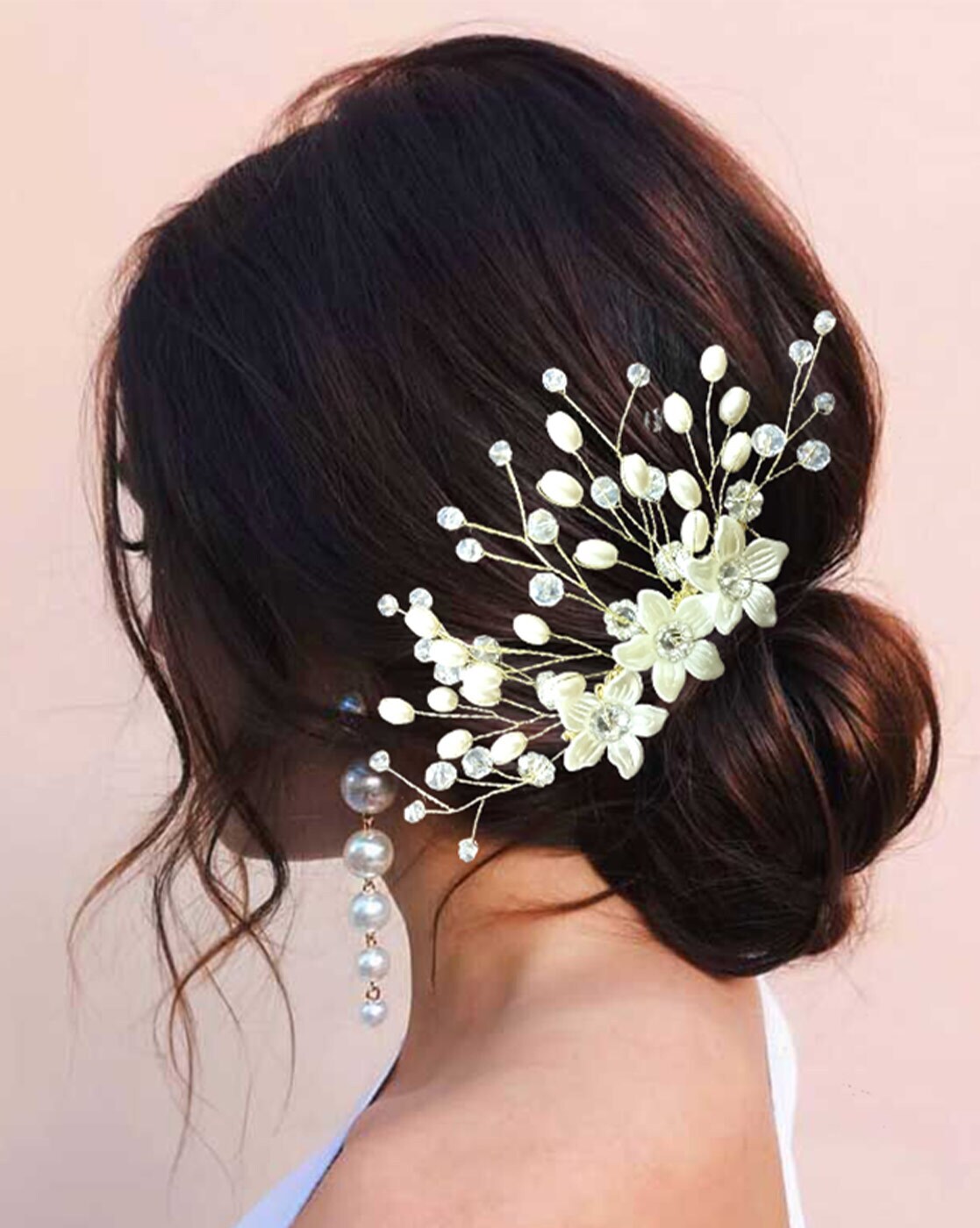 Wedding Hair Accessories, Flower Hair Pins, Bridal Hair Comb, Sage Gre –  House of Hats