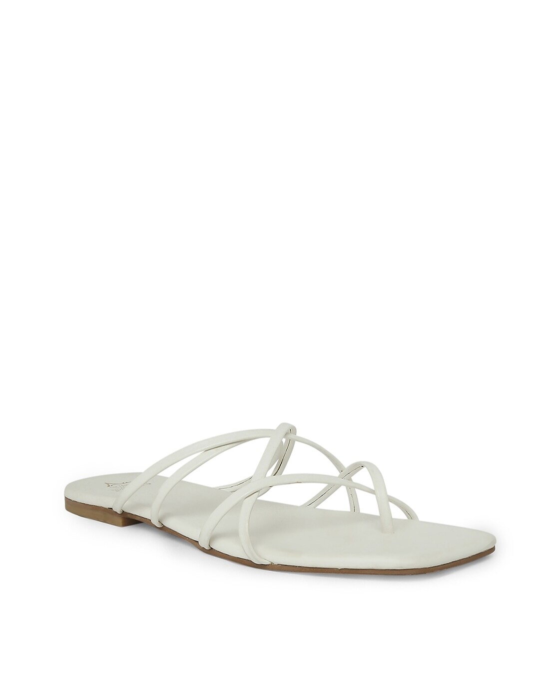 Tao Paris Women's Claire Open Toe T-Strap Sandals - 7 UK/India (39 EU)  (2404302_39) White : : Shoes & Handbags