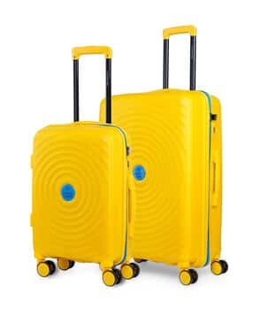 nasher miles Set of 2 Textured Trolleys with Number Lock-picture-53