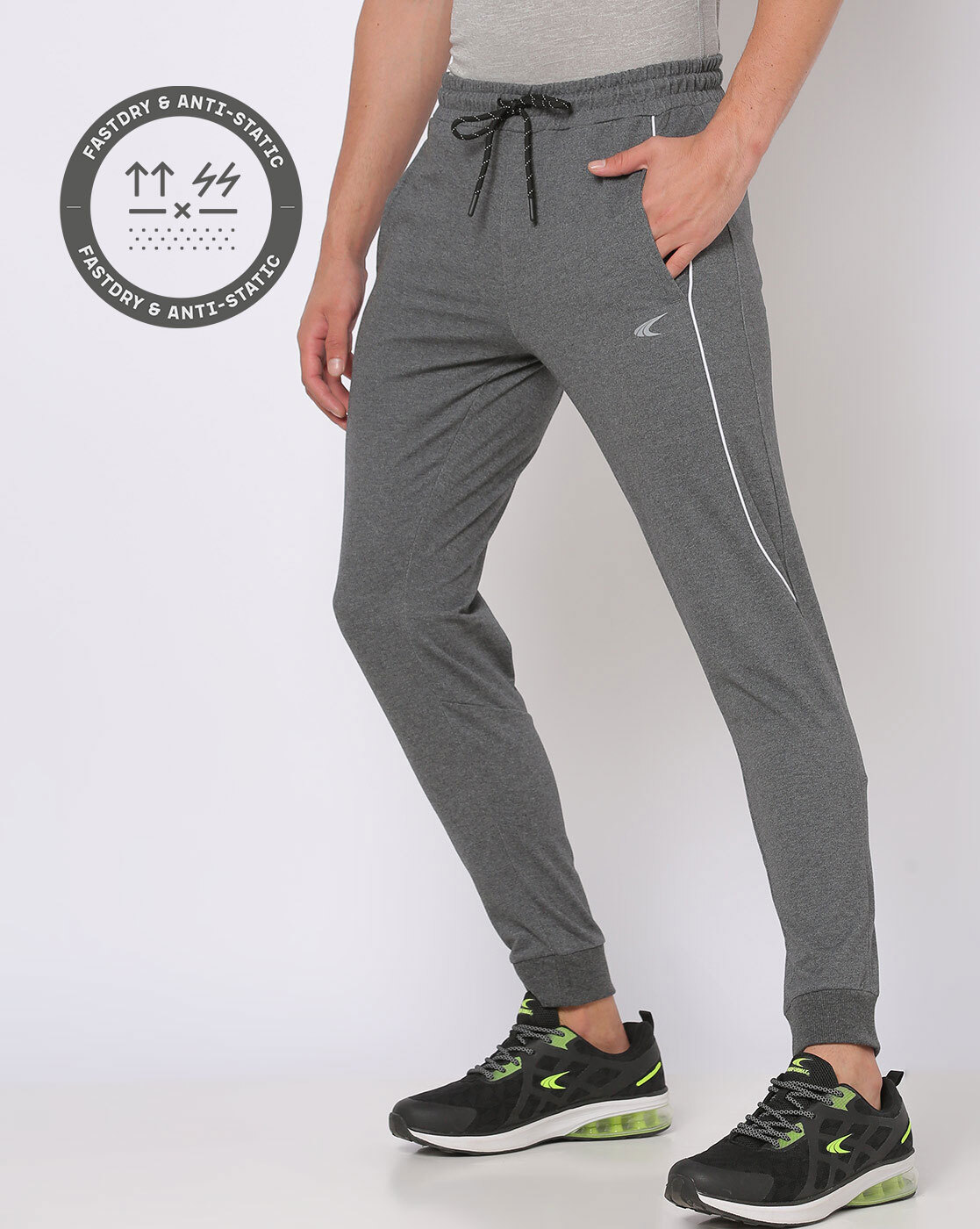 Jeans & Pants | Performax Trackpants. Grey And Blue Color | Freeup