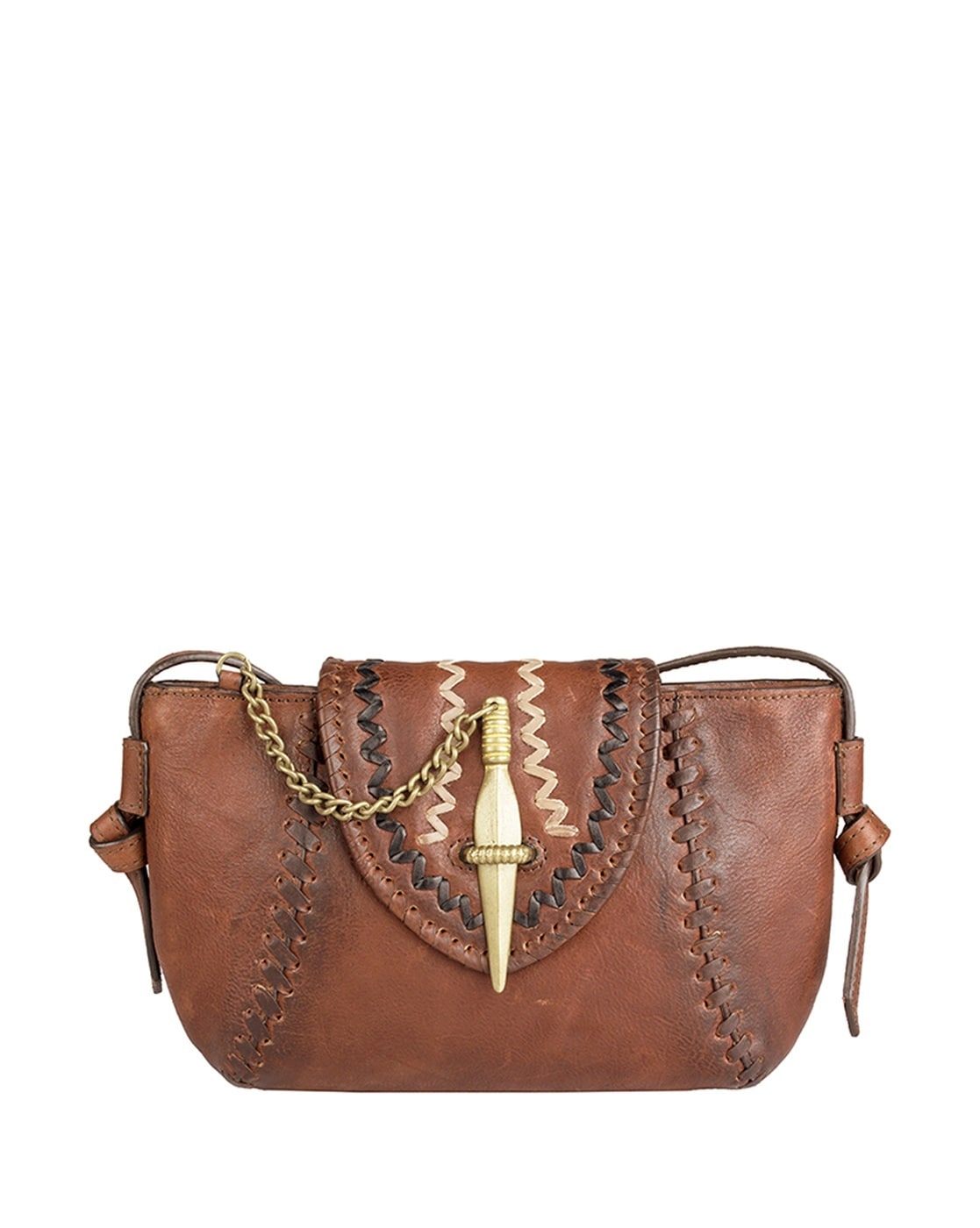 Buy Brown Ee Silvia 03 Sling Bag Online - Hidesign