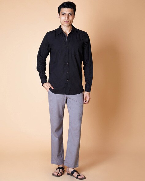 Buy Black Shirt Pant Online In India -  India