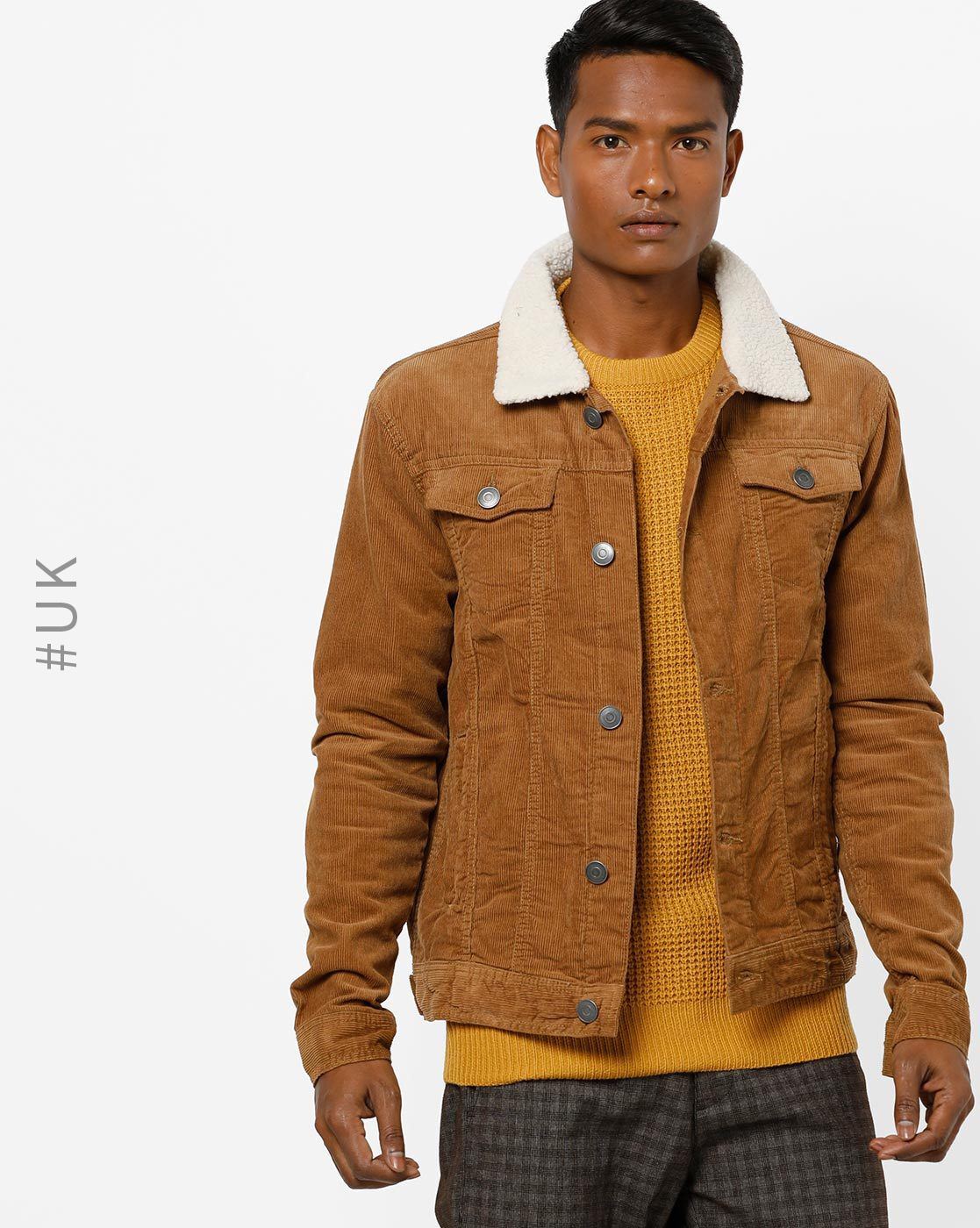 Mens Lucan red Corduroy Jacket | Harrods UK