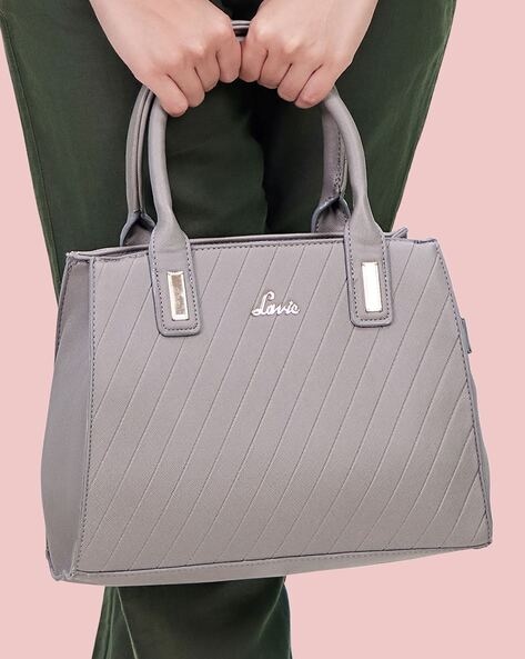 Buy Dasein Women ' s Top Handle Structured Padlock Tote Bag Satchel Handbag  Shoulder Bag With Shoulder Strap (Dark Gray) at Amazon.in