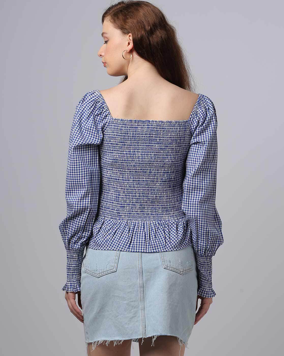 Buy Blue Tops for Women by Buda Jeans Co Online