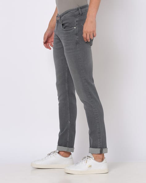 Low-Rise Slim Fit Jeans