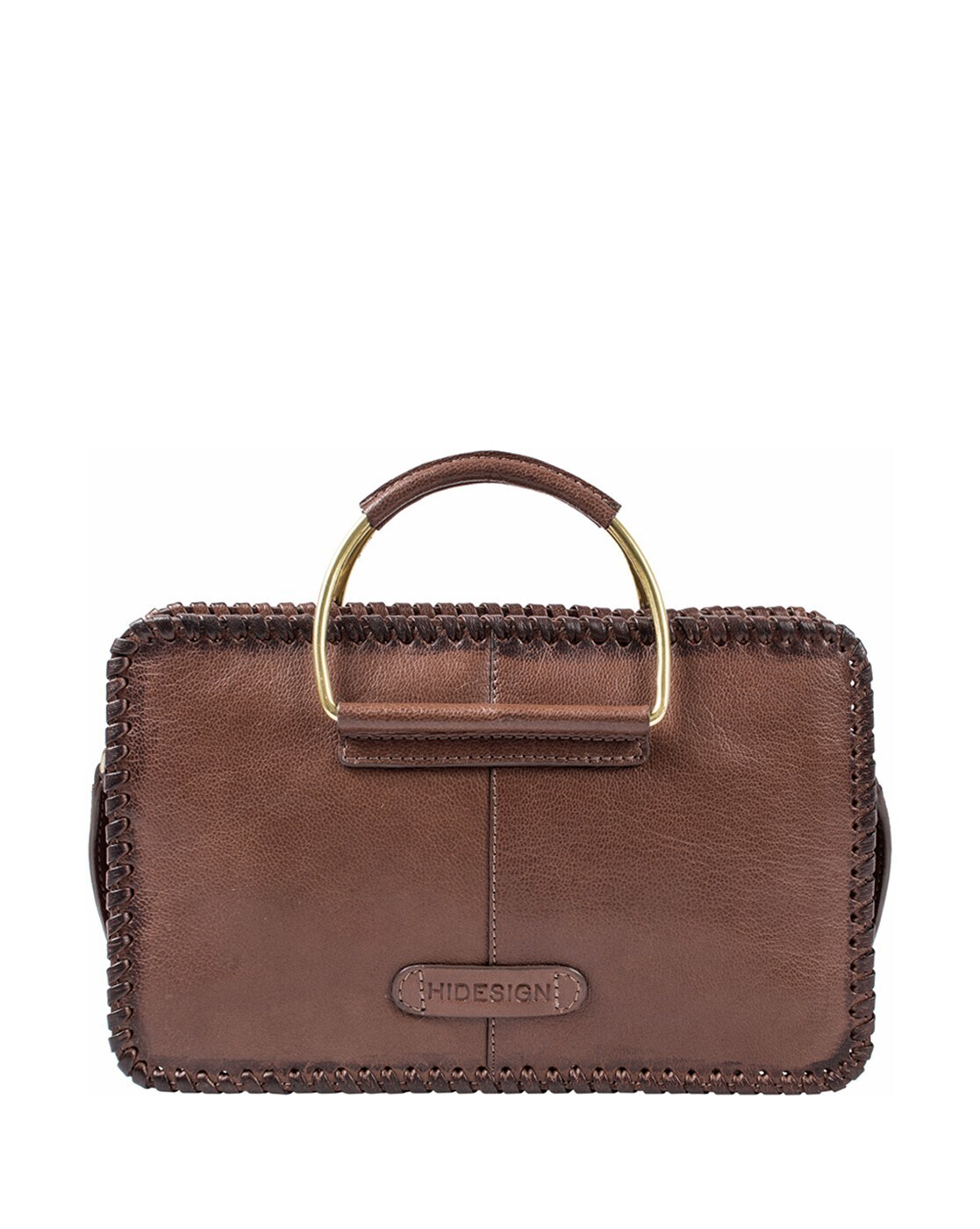 Buy Hidesign Women Brown Genuine Leather Sling Bag Online at Best