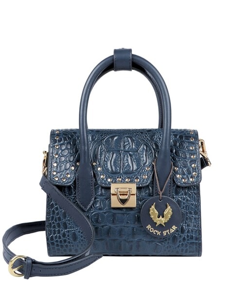 Hidesign Sling and Cross Bags : Buy Hidesign OPHELIA W1-SHINY BABY CROCO-MN  Blue Sling and Cross Bags Online | Nykaa Fashion.