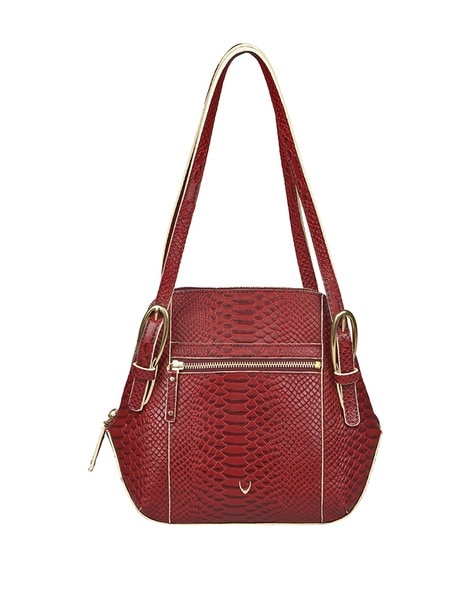 Hidesign Handbags : Buy Hidesign Maroon Hobo Bag Online