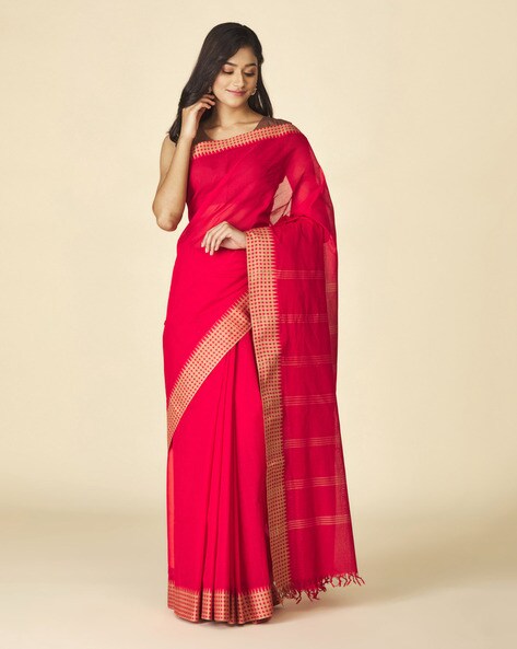 Buy Red Sarees for Women by Fabindia Online