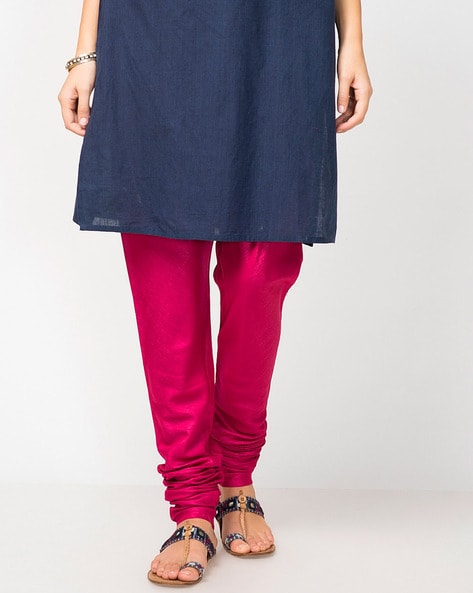 Slim Fit Churidar with Elasticated Waist Price in India
