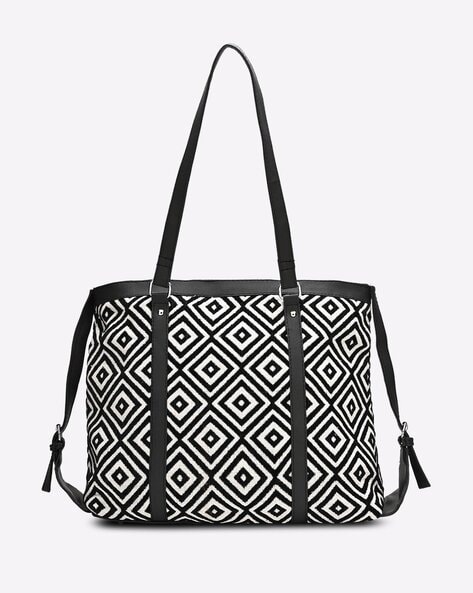 Women's Large Capacity Geometric Pattern Tote Bag