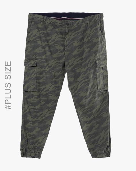 Jeans & Trousers | Army Print Cargo Pant | Freeup