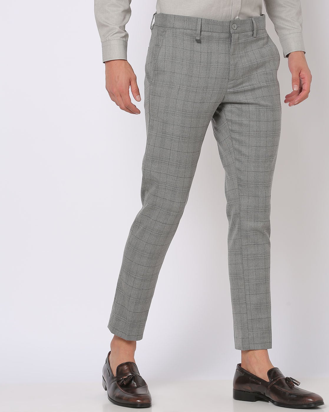 Buy HAUL CHIC Men PaleBlue Solid Synthetic Single Formal Trousers Online at  Best Prices in India - JioMart.