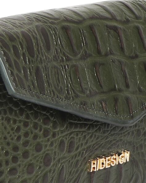 Givenchy Antigona Envelope Clutch Crocodile Embossed Leather