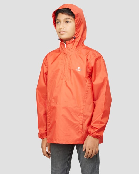 Orange raincoat store