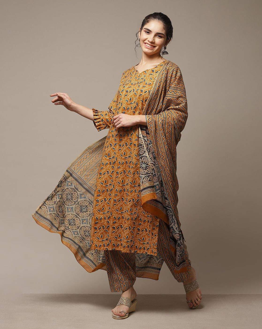 BIBA Silk Blend Self Design Salwar Suit Material Price in India - Buy BIBA  Silk Blend Self Design Salwar Suit Material online at Flipkart.com