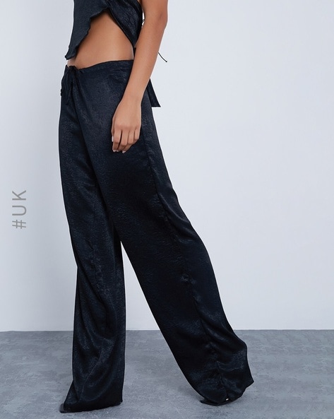 Punt Roma Black Drawstring Trousers | Azadea Kuwait