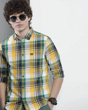 the indian garage co Checked Shirt with Patch Pocket-picture-36