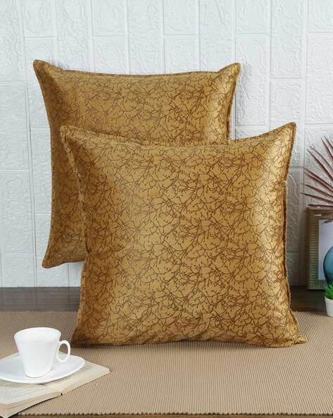 Buy Gold Cushions Pillows for Home Kitchen by THE CONVERSION Online Ajio