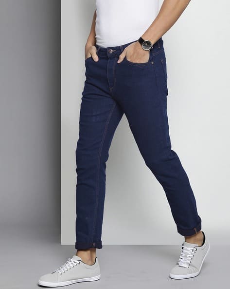 The Indian Garage Co Men Mid-Rise Slim Fit Jeans