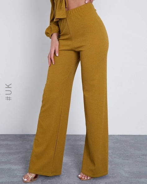 High Waisted Wide Leg Trousers | SOSANDAR | M&S