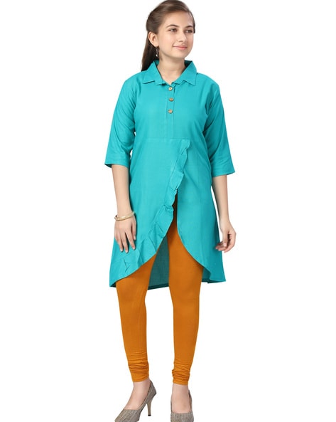 Asymmetric kurti cheap online