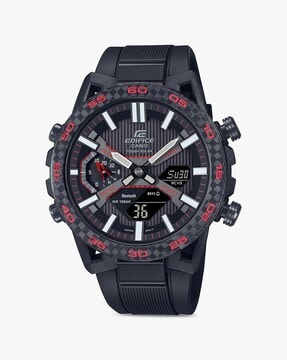 Casio edifice men's toro rosso ip steel bracelet watch best sale