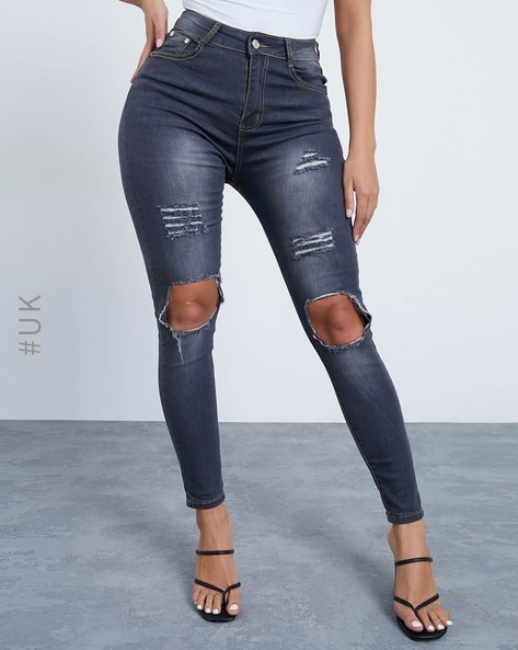 Buy Grey Jeans & Jeggings for Women by I Saw It First Online