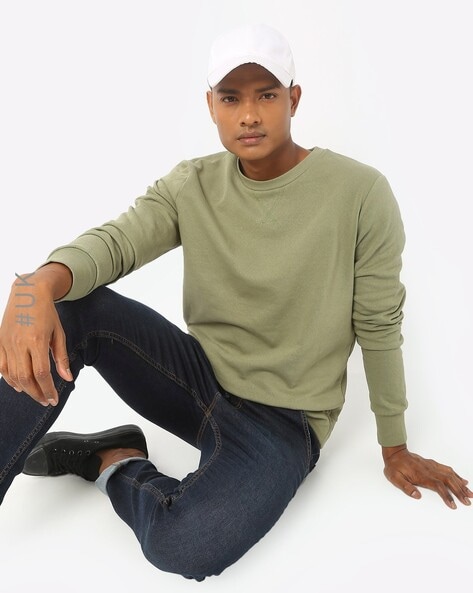 Crew-Neck Sweatshirt with Full Sleeves