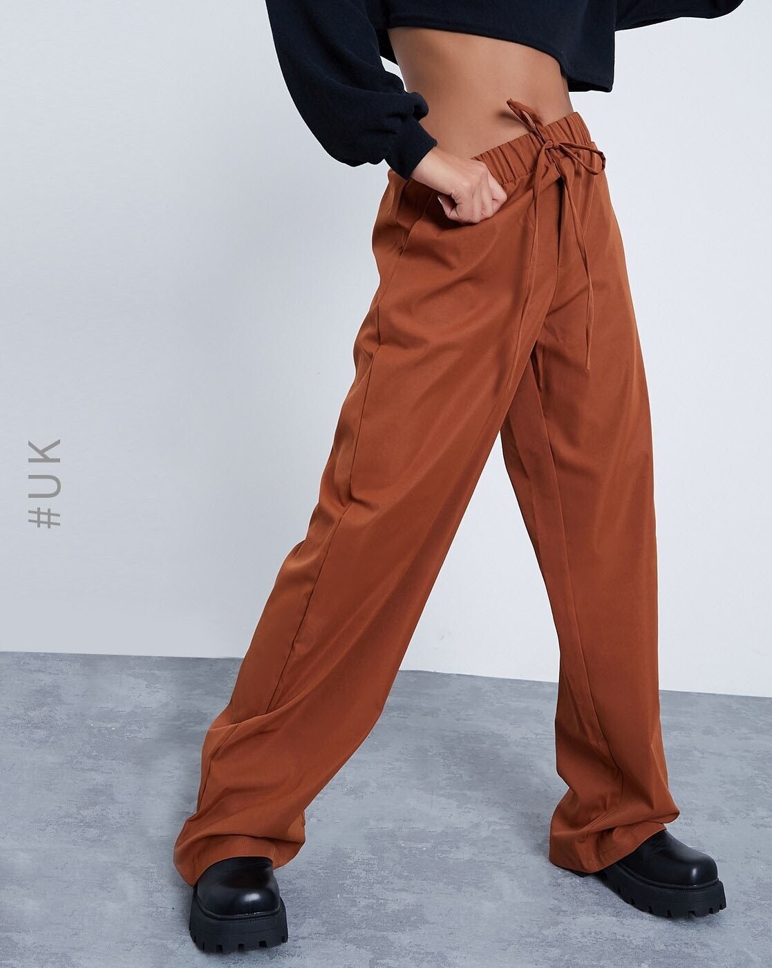 Buy Brown Trousers  Pants for Women by I Saw It First Online  Ajiocom