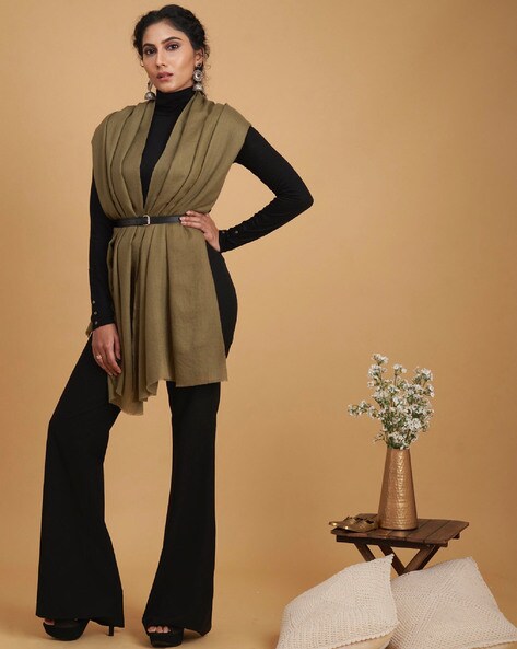 Pashmina Stole with Fringes Price in India