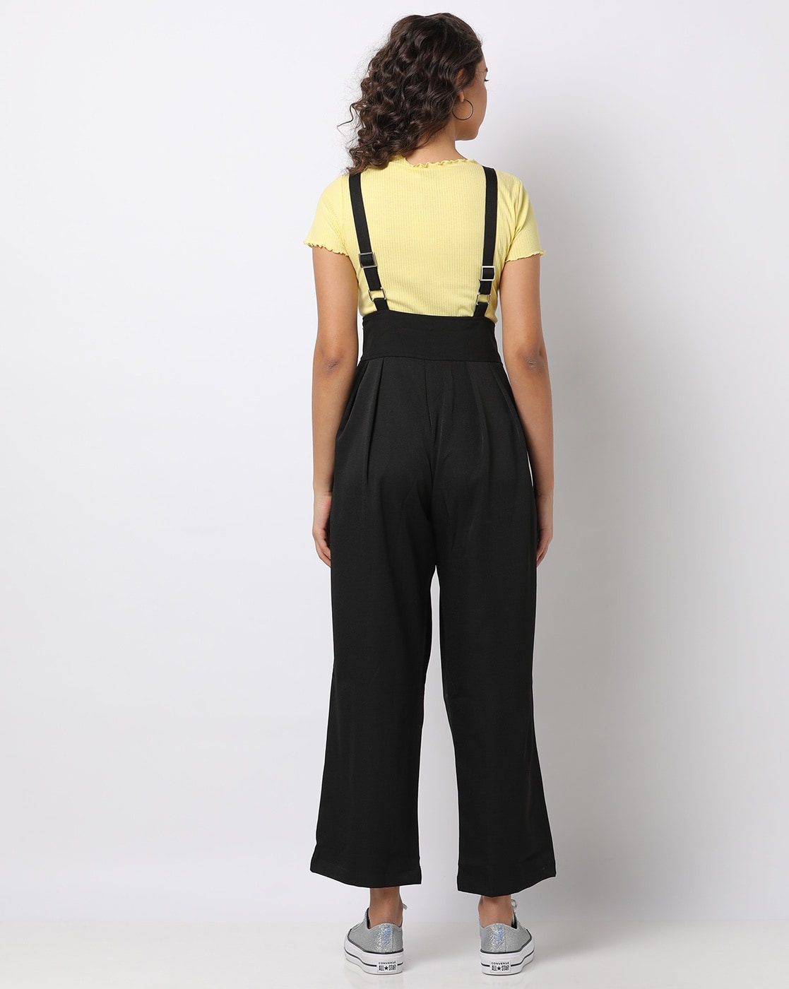 Luxe Label  Pants  Jumpsuits  Blair Black Suspender Woven Pants   Poshmark
