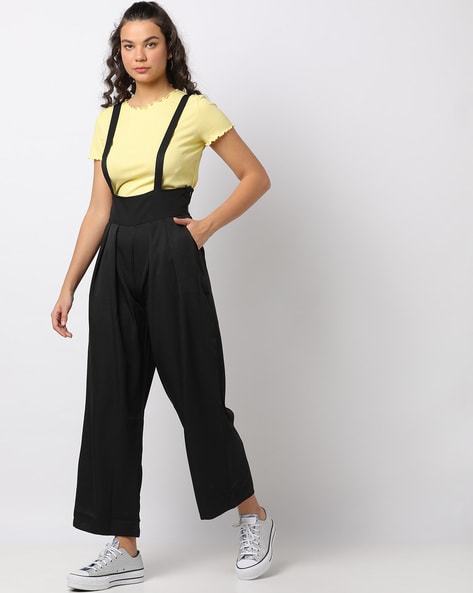 Buy Black Trousers & Pants for Women by FREEHAND Online