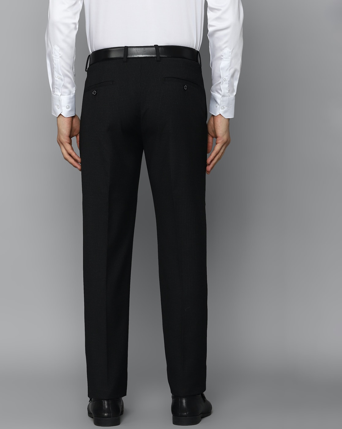 Buy Louis Philippe Men's Formal Trousers  (8907545168832_LPTF1L01044_Grey_34) Online at desertcartKUWAIT