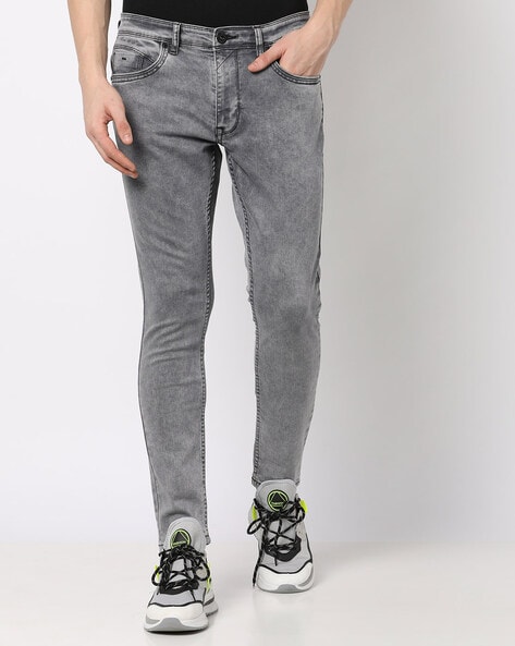 21oz Selvedge Denim Super Slim Cut Jeans - Superblack (Fades to Grey - SBG)