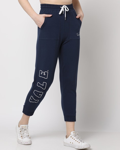 Buy Navy Blue Track Pants for Women by Hubberholme Online