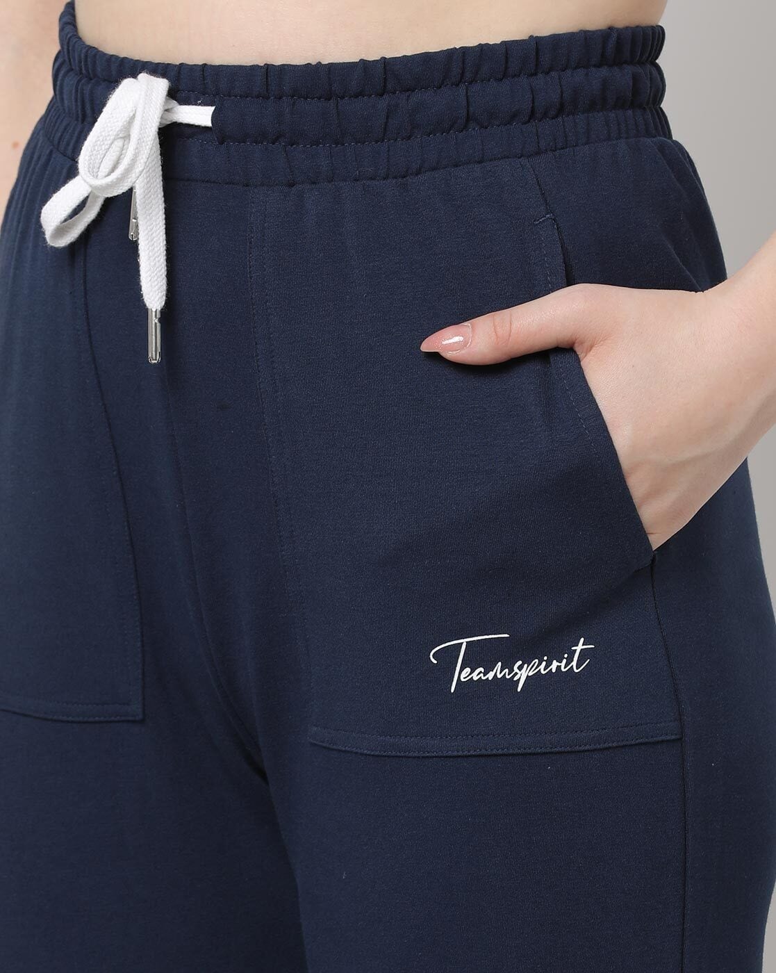 Buy Navy Blue Track Pants for Women by Teamspirit Online