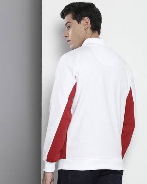 Buy White Red Sweatshirt Hoodies for Men by The Indian Garage
