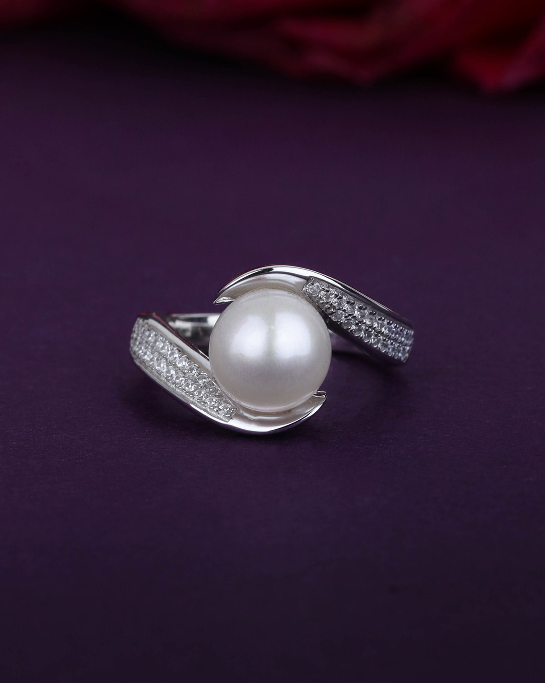 One of a Kind Mother of Pearl Silver Ring No:2 | Boutique Ottoman Exclusive-hautamhiepplus.vn