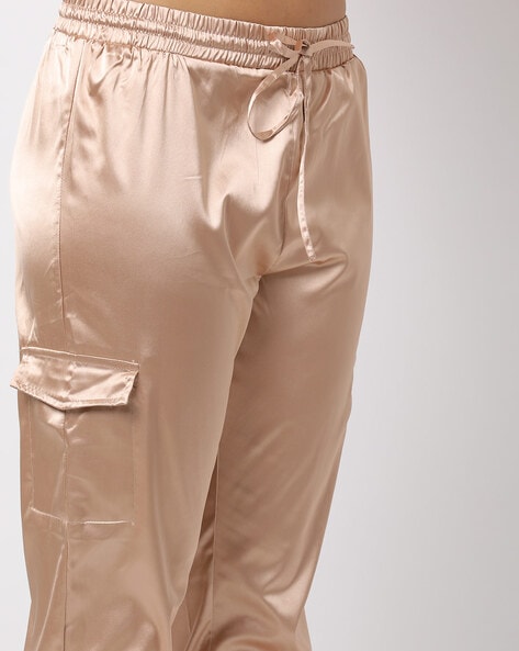 Buy Gold Trousers & Pants for Women by FREEHAND Online