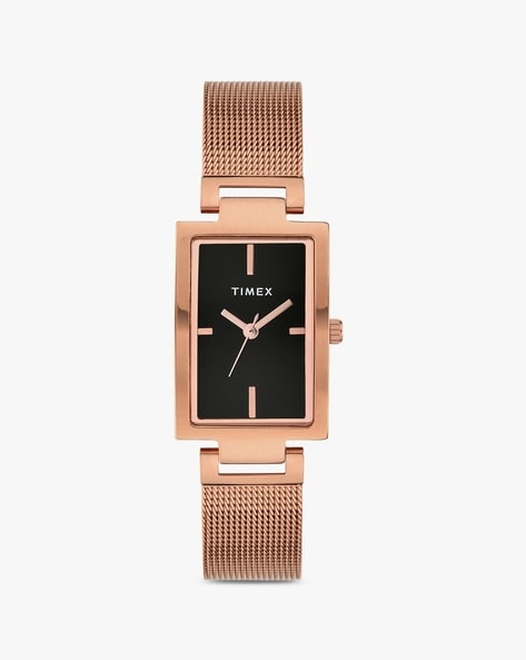 Buy TIMEX Womens Rose Gold Dial Analogue Watch - TWEL12803 | Shoppers Stop