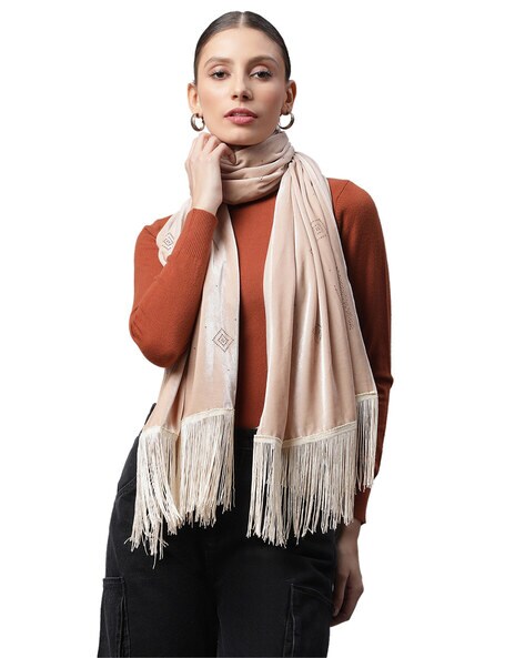 Embellished Stole with Tassels Price in India