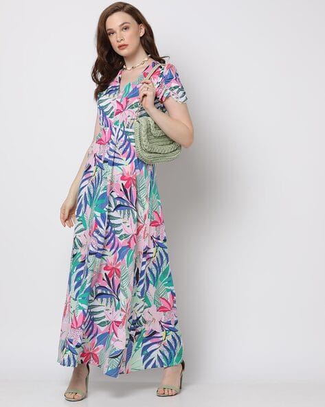 Buy FREEHAND Women Tropical Printed Cut-Ou... Online | Ajio.com