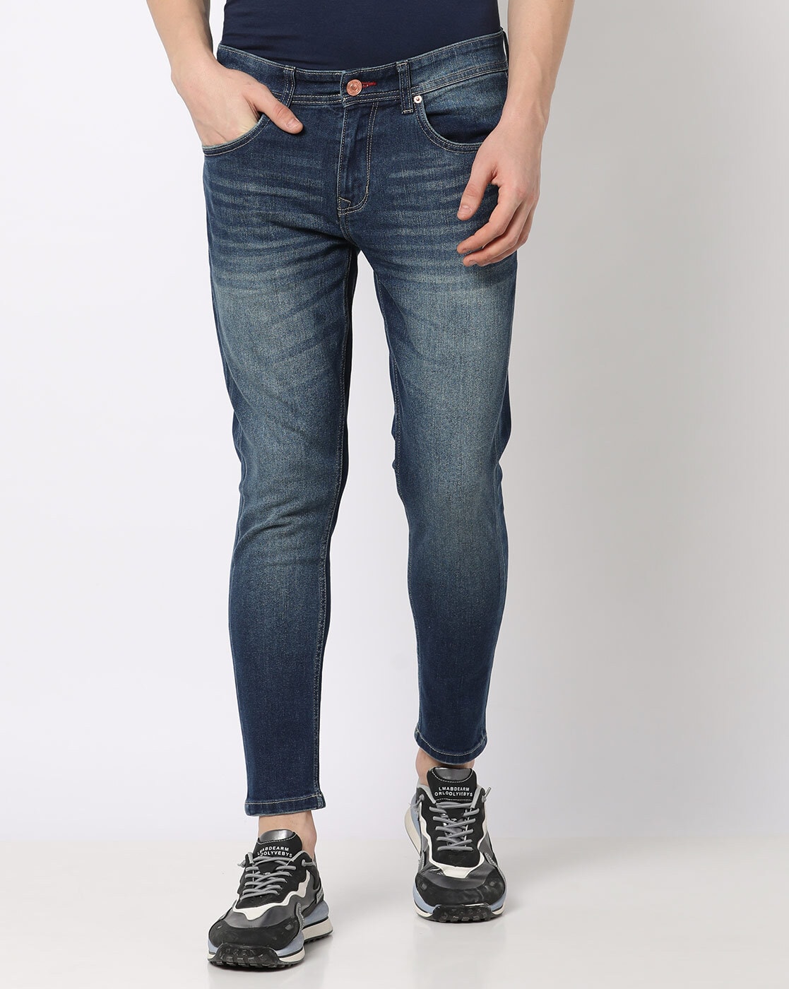 Lee cooper sales cropped jeans