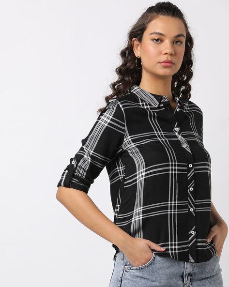 Buy Black Shirts for Women by DNMX Online